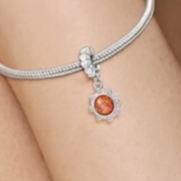 Sterling Silver You Are My Sunshine Dangle Charm - Picture 5 of 5